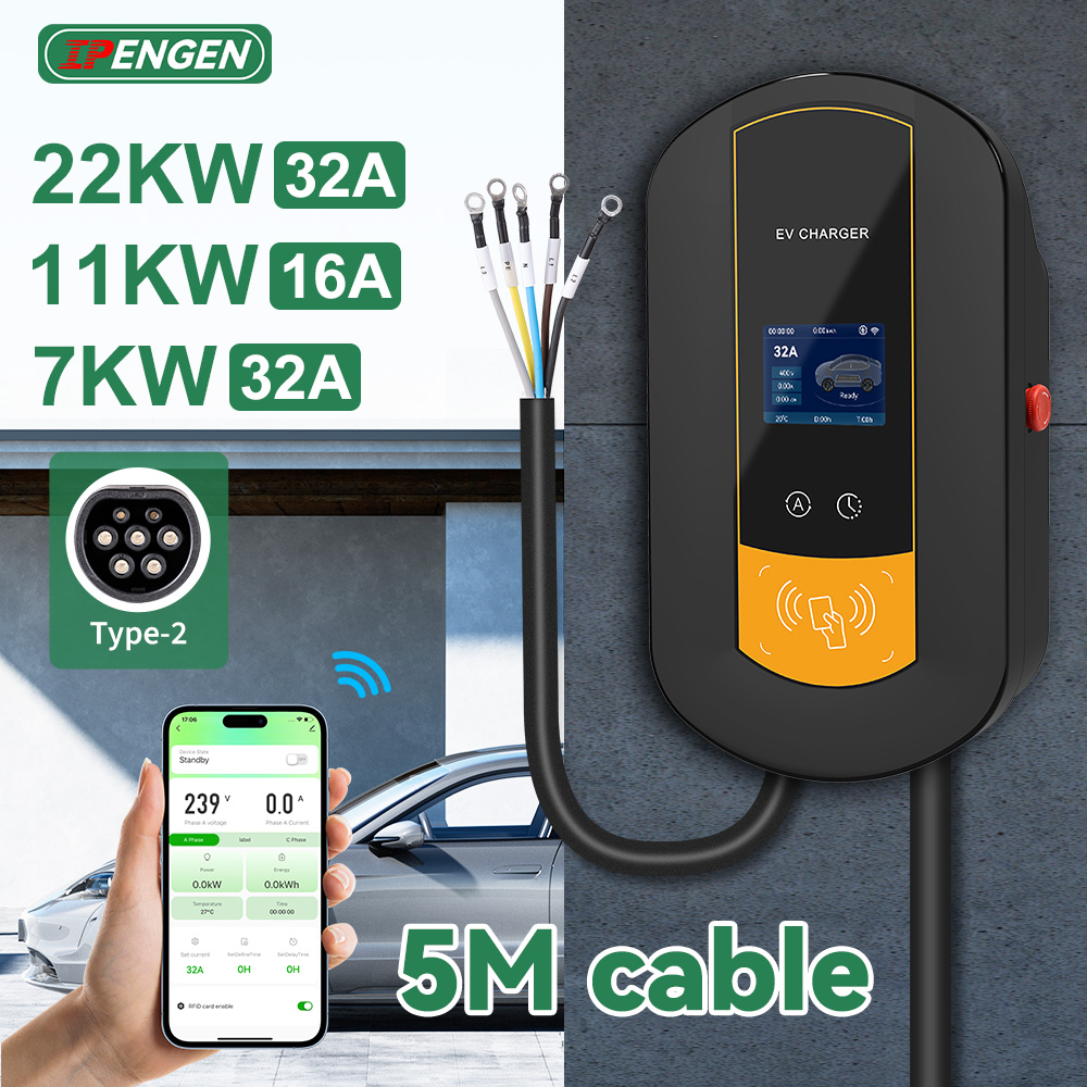 Ev Charger Wallbox - Estação de carregamento IPENGEN Type2 EV
