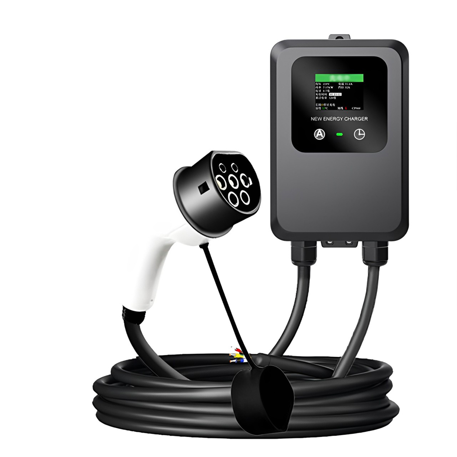Ev Charger Wallbox - Carregador EV 32A-24A-16A-8A 7KW 1 Fase