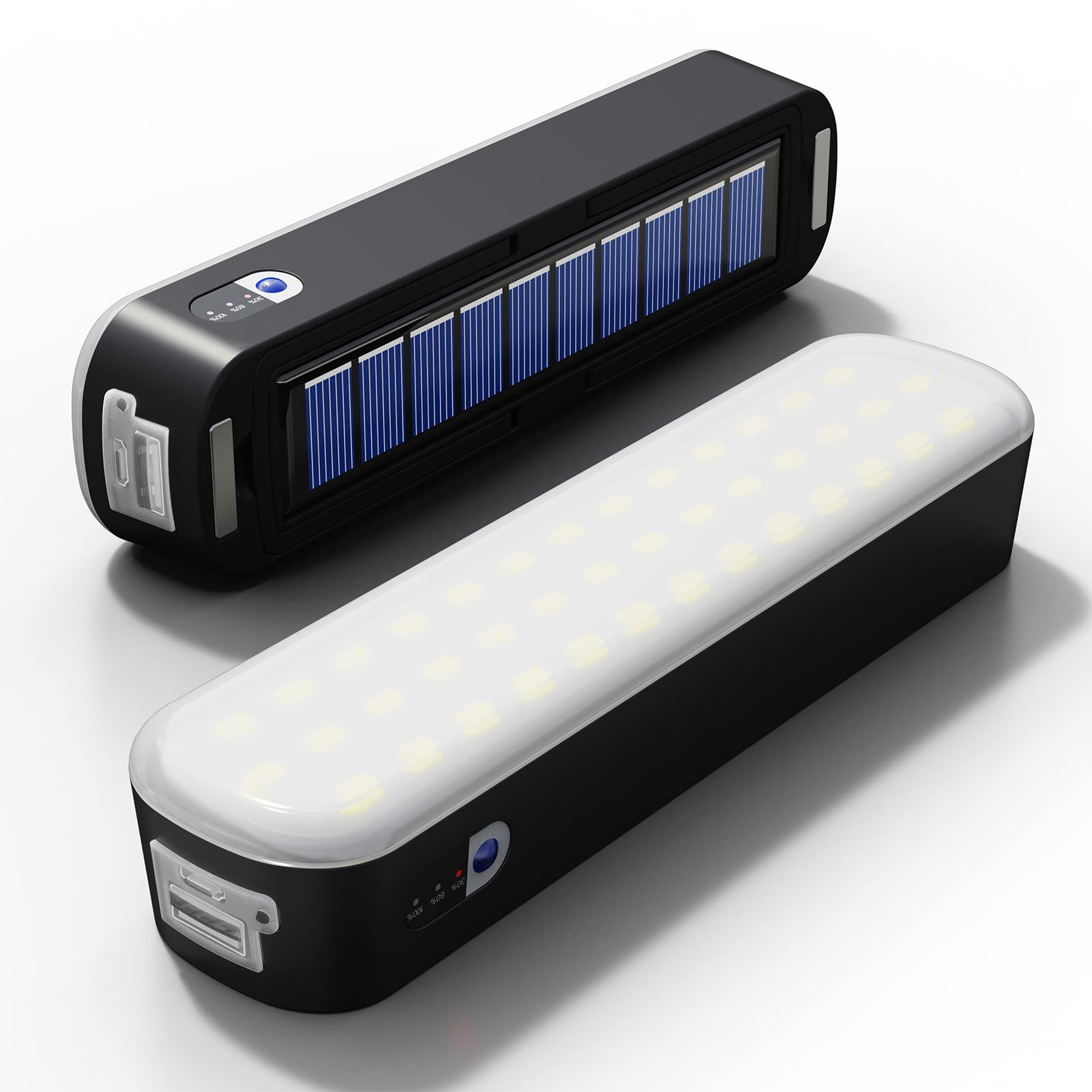 Renewable Energy Source - Lanterna de acampamento solar recarregável, 4800mAh