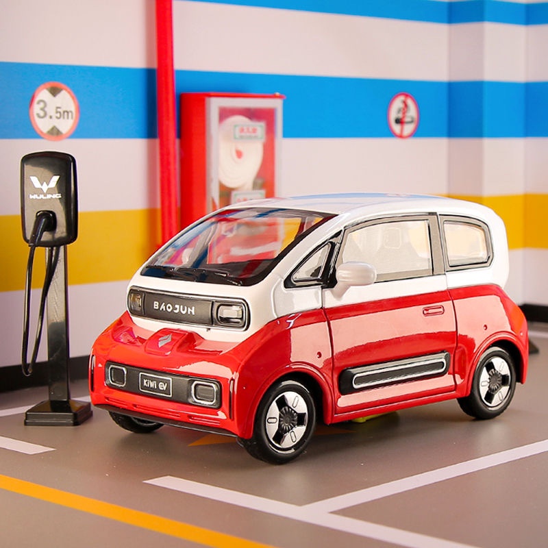 BAOJUN-Mini EV Alloy Car Model - Renewable Energy Kids avaliação e preço