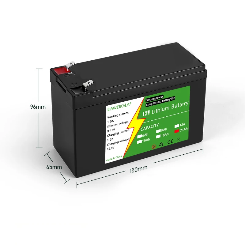 Bateria de Lítio 12V 6Ah-21Ah  - Renewable Energy Source avaliação e preço