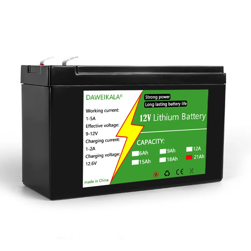 Bateria de Lítio 12V 6Ah-21Ah  - Renewable Energy Source avaliação e preço